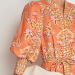 Zoe Kratzmann Scenic Dress in Marigold Glow - close up