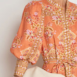Zoe Kratzmann Scenic Dress in Marigold Glow - close up