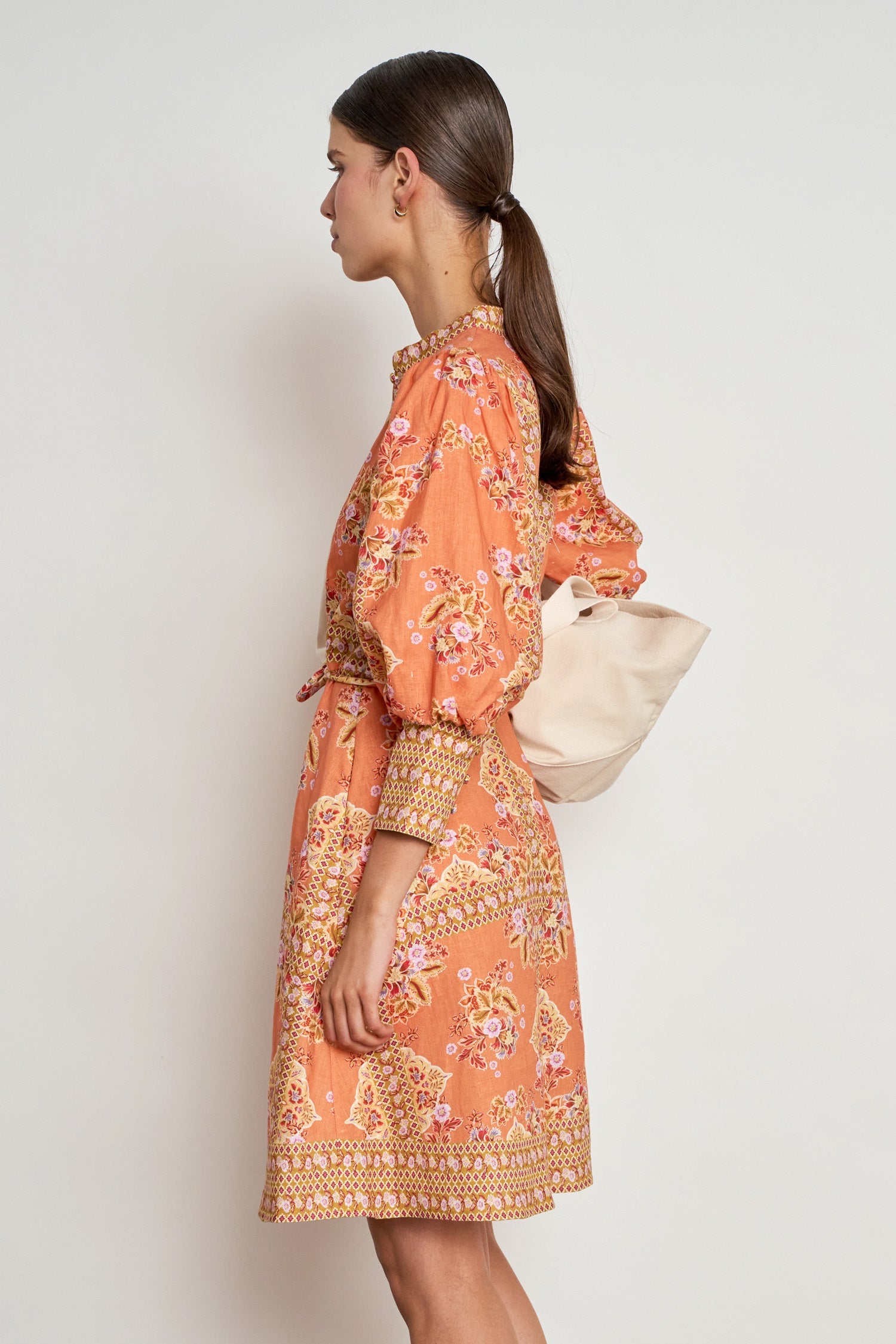 Zoe Kratzmann Scenic Dress in Marigold Glow - close up