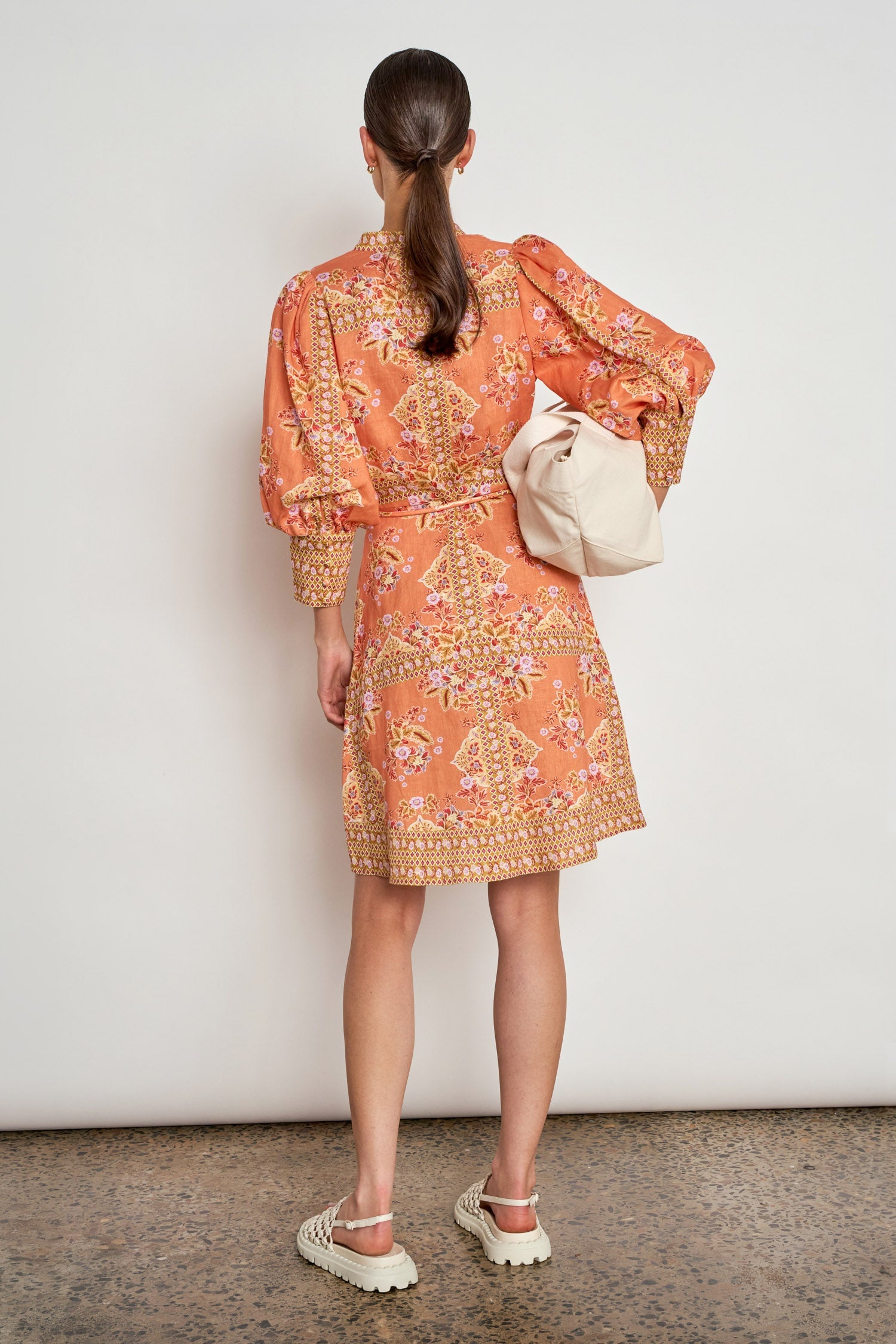 Zoe Kratzmann Scenic Dress in Marigold Glow - close up
