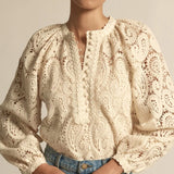 Zoe Kratzmann Adorn Top in Ecru