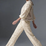 Zoe Kratzmann Kindred Pant in Ecru - close up