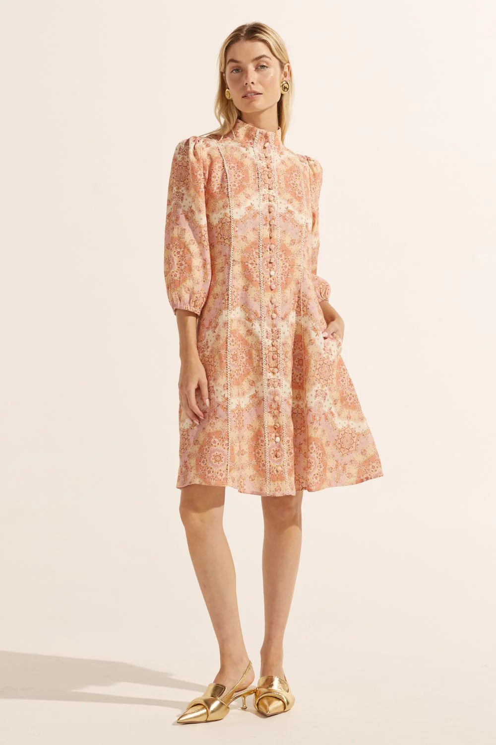 Zoe Kratzmann Jargon Dress in Sunset Mosaic