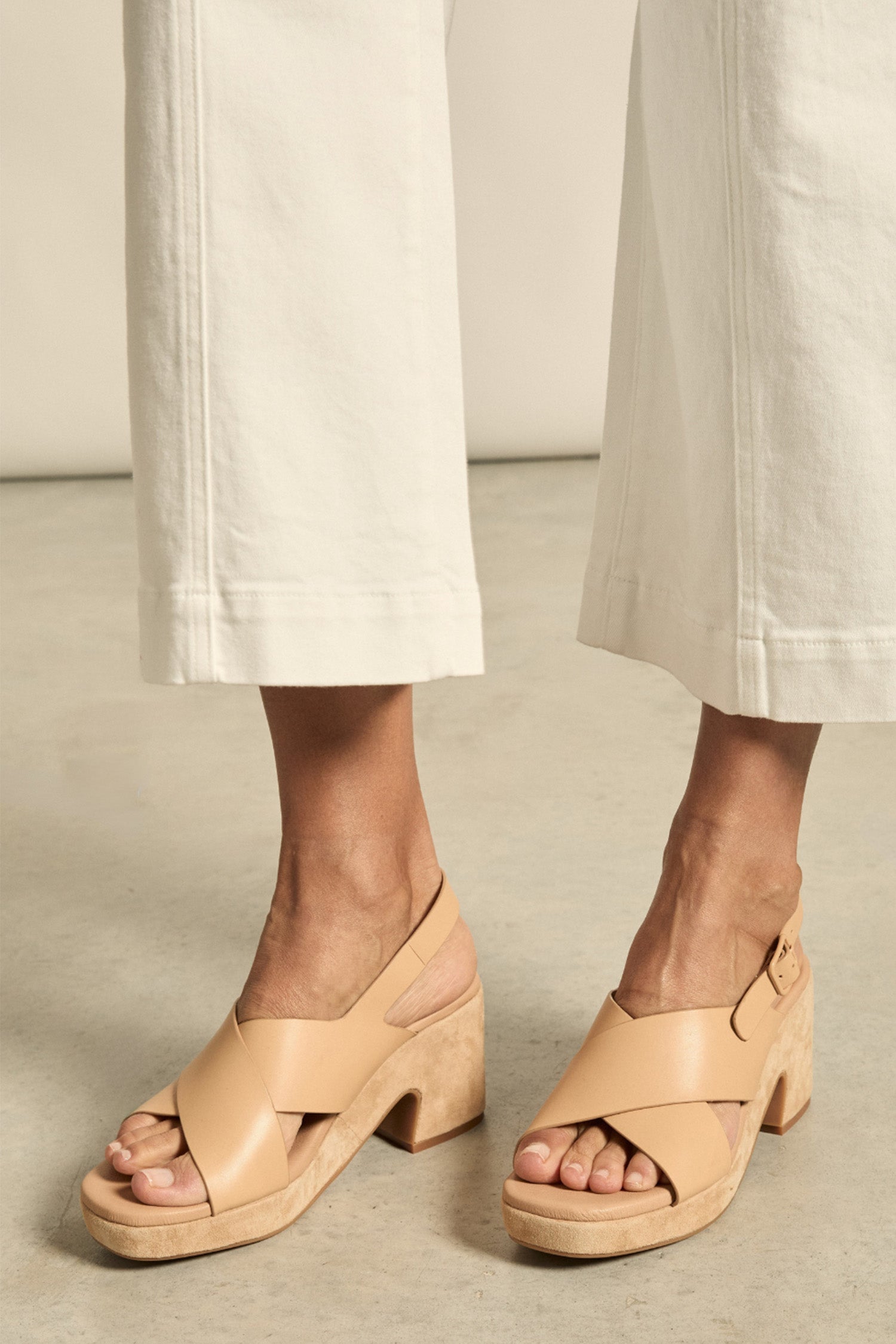 Zoe Kratzmann Revel Heel in Sandcastle - side view