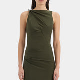 Sir Sorel Maxi Dress in Dark Olive - outfit inspiration