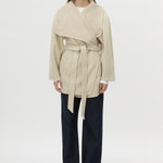 Camilla and Marc Audrey Wrap Jacket in Oat