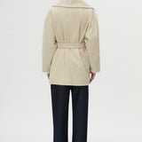Camilla and Marc Audrey Wrap Jacket in Oat - styled look