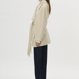 Camilla and Marc Audrey Wrap Jacket in Oat - detail view