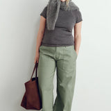 Friends With Frank The Claudia Cargo Pants in Green