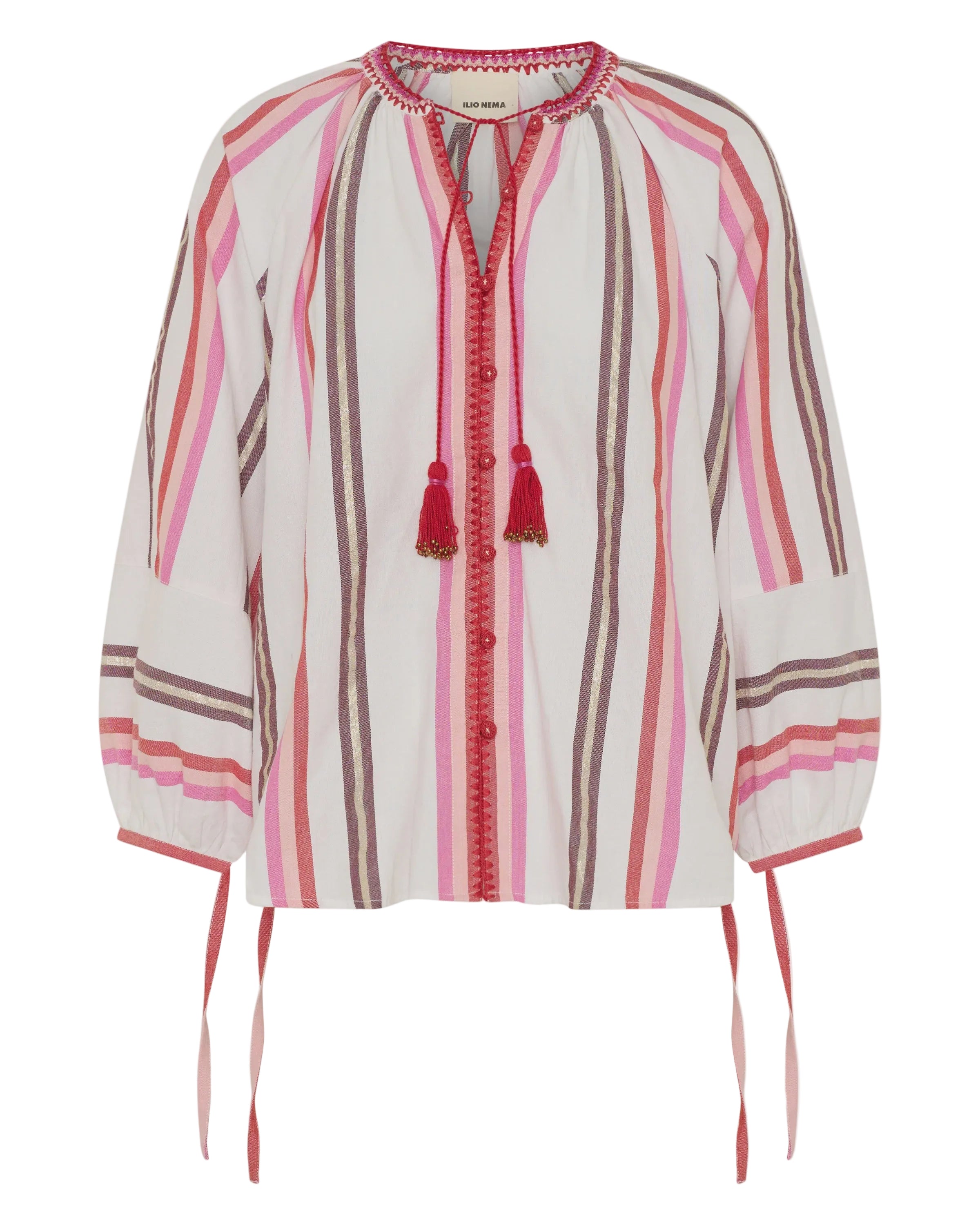 Ilio Nema Capitol Blouse in Anafi Stripe