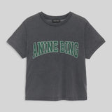 Anine Bing Shelley Tee in Washed Black