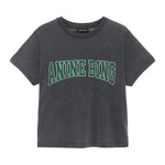 Anine Bing Shelley Tee in Washed Black