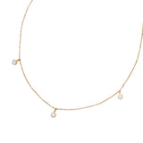 By Charlotte Droplets Diamond Necklace in 14K Gold