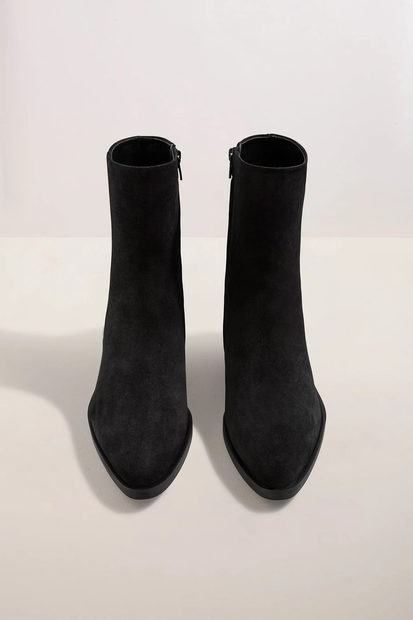 A Emery Hudson Boot in Black Suede