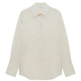 Anine Bing Bridget Shirt in Ivory and Black