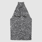 Anine Bing Brooke Top in Black and White Heart