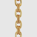 Anine Bing Double Link Chain Bracelet in Gold