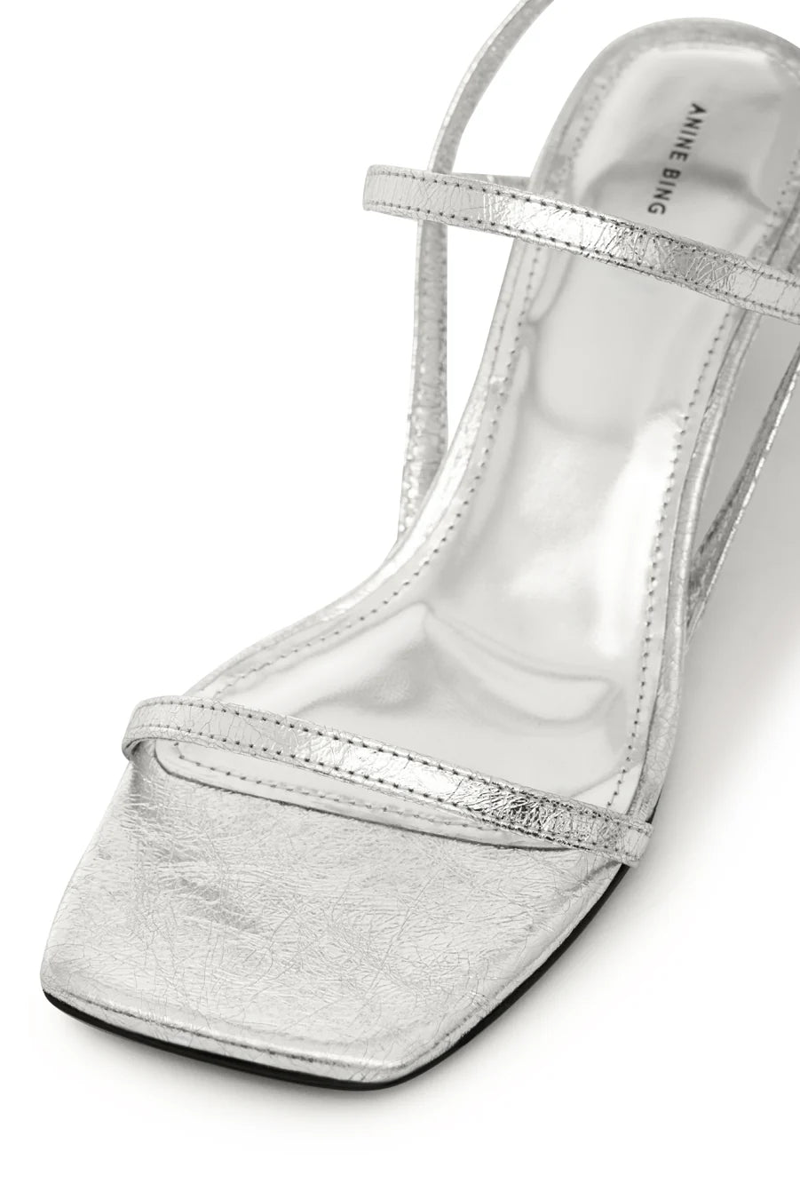 Anine Bing Hilda Sandals in Silver