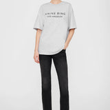 Anine Bing Myers Tee Anine Bing in Heather Grey