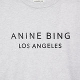Anine Bing Myers Tee Anine Bing in Heather Grey