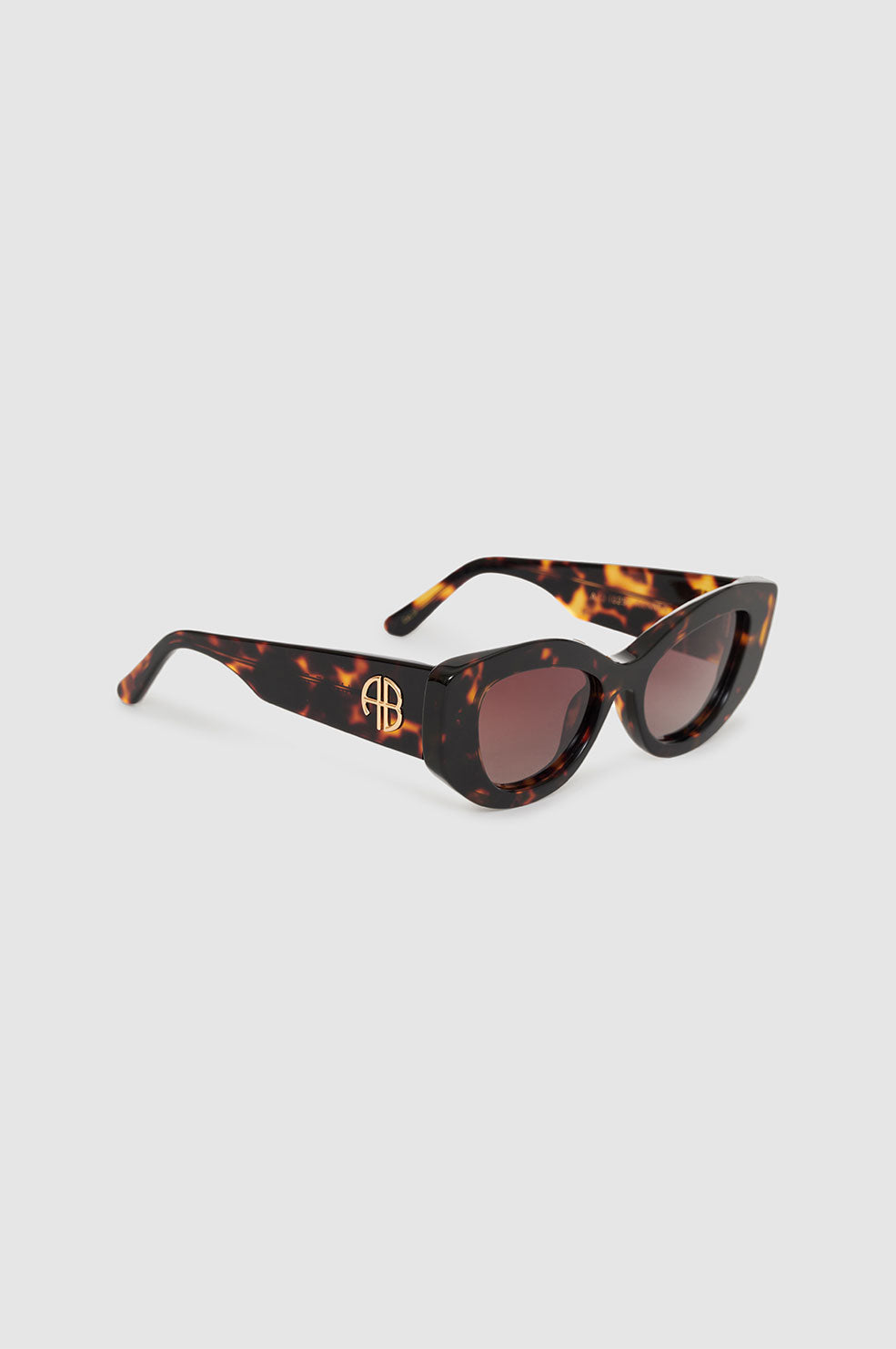 Anine Bing Rennes Sunglasses in Dark Tortoise