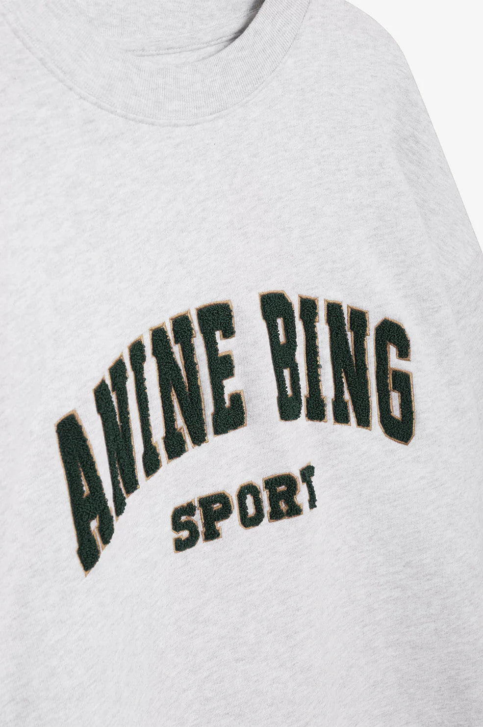 Anine Bing Tyler Sweatshirt in Heather Grey