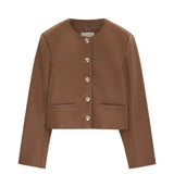 Anine Bing Amber Jacket in Cognac Leather