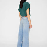 Anine Bing Ashton Tee Los Angeles in Dark Teal