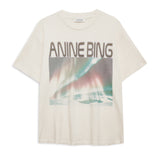 Anine Bing Cade Tee Northern Lights in Off White