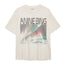 Anine Bing Cade Tee Northern Lights in Off White