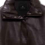 Anine Bing Cyrus Jacket In Deep Brown