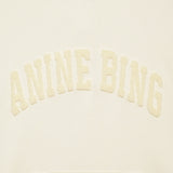 Anine Bing Harvey Sweatshirt in Washed Cream