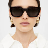 Anine Bing Indio Sunglasses in Dark Tortoise
