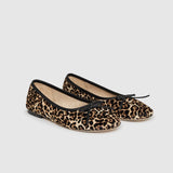 Anine Bing Jamie Flats in Leopard Calf Hair