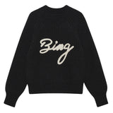 Anine Bing Kendrick Sweater Bing in Black