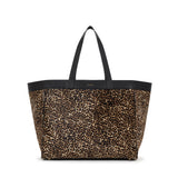 Anine Bing Medium Rio Tote in Leopard Calf Hair