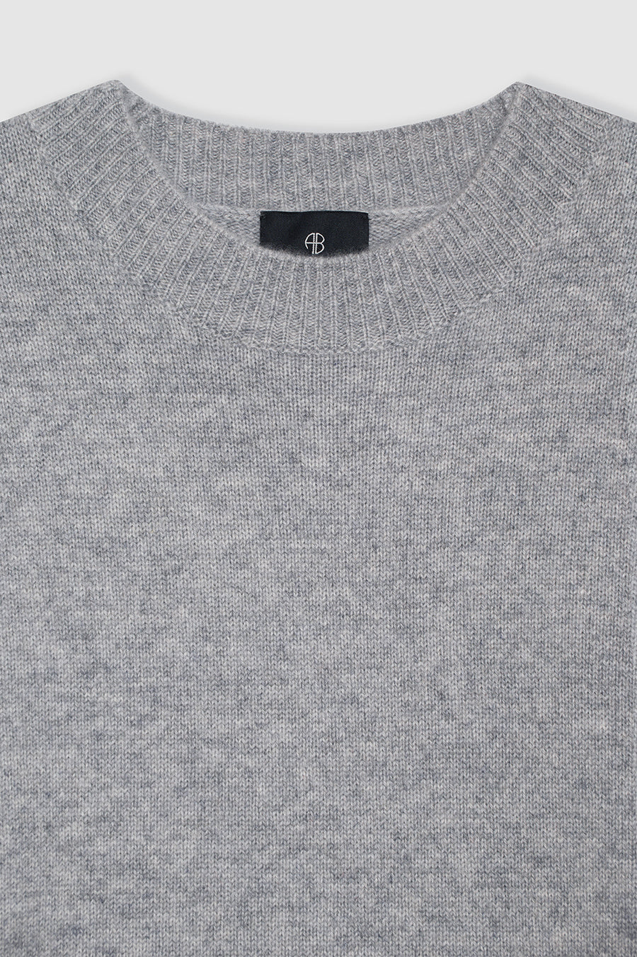 Anine Bing Lee Crew Sweater in Medium Heather