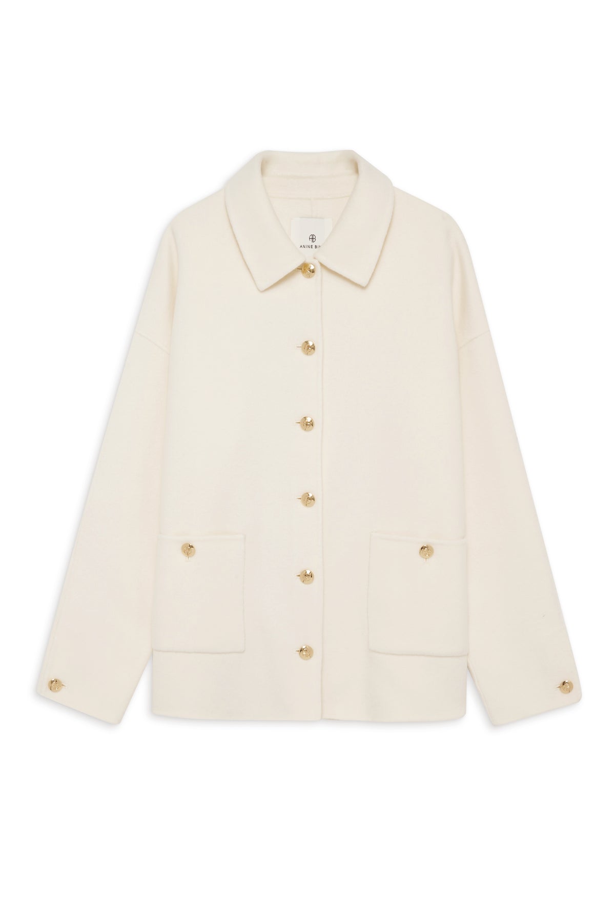 Anine Bing | Luca Jacket in Ivory Cashmere | Denim Iniquity AIN 