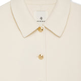 Anine Bing Luca Jacket in Ivory Cashmere