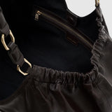 Anine Bing Medium Kate Tote in Dark Brown