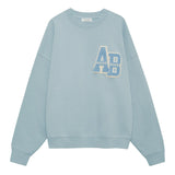 Anine Bing Miles Oversized Sweatshirt Letterman in Pastel Blue
