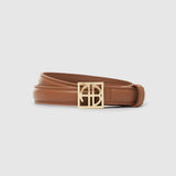Anine Bing Monogram Belt in Cognac