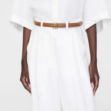 Anine Bing Monogram Belt in Cognac
