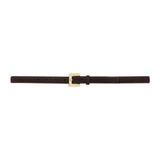 Anine Bing Nicola Belt in Dark Brown Suede
