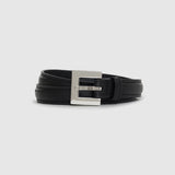 Anine Bing Nicola Belt in Black with Silver