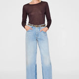 Anine Bing Nicola Belt in Leopard Calf Hair