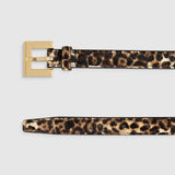 Anine Bing Nicola Belt in Leopard Calf Hair