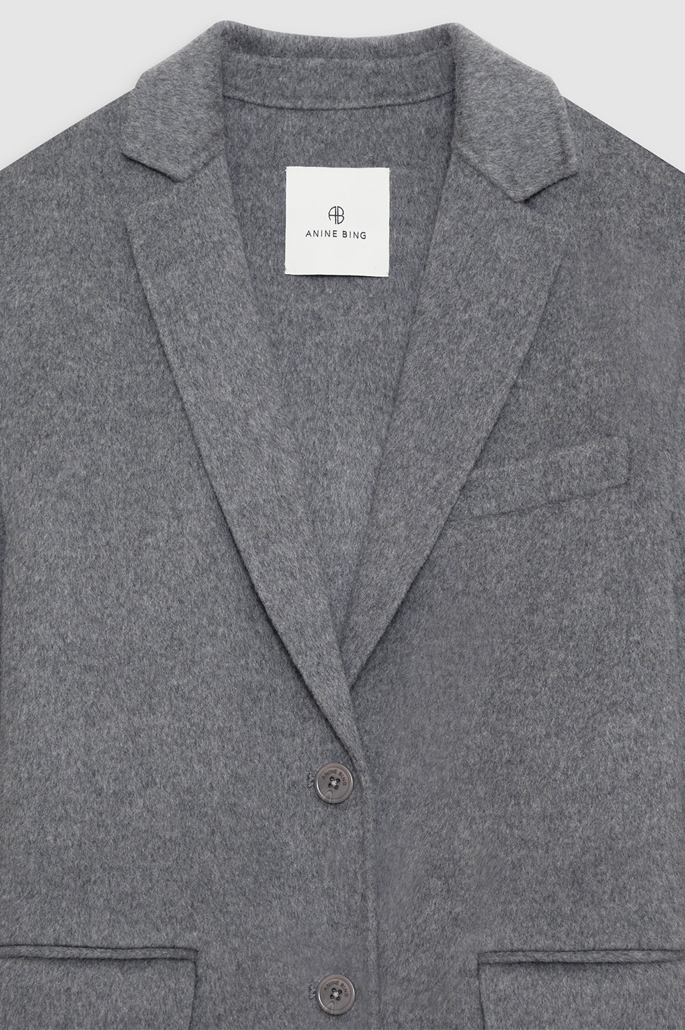 Anine Bing Quinn Blazer in Heather Grey