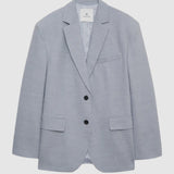 Anine Bing  Quinn Blazer in Steel Blue
