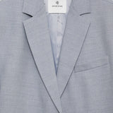 Anine Bing  Quinn Blazer in Steel Blue